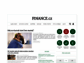 NĂˇhled webu Finance.cz