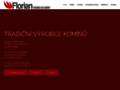 NĂˇhled webu Komíny Florian