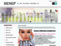 NĂˇhled webu HENEP Cosmetics