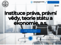 NĂˇhled webu instituceprava.cz