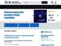 NĂˇhled webu Komora daňových poradců ČR