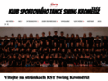 NĂˇhled webu Klub sportovního tance SWING Kroměříž