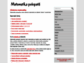 NĂˇhled webu Matematika.cz
