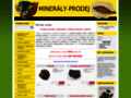NĂˇhled webu Minerály - prodej