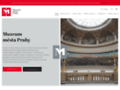NĂˇhled webu Muzeum hlavního města Prahy