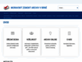 NĂˇhled webu Moravský zemský archiv v Brně
