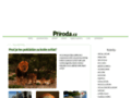 NĂˇhled webu Příroda.cz