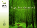 NĂˇhled webu Mgr. Iva Nekulová