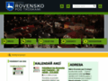 NĂˇhled webu Město Rovensko pod Troskami