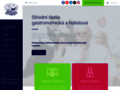 NĂˇhled webu Střední škola gastronomická a hotelová s.r.o.