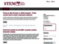 NĂˇhled webu Středisko empirických výzkumů (STEM)